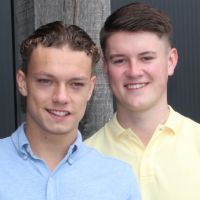 Sil Wartena en Stijn Harder